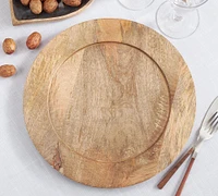 Wood Charger Plate, Set of 4