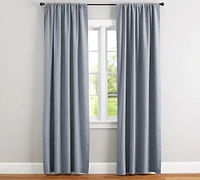 Open Box: Emery Linen Rod Pocket Blackout Curtain