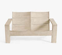 Indio Eucalyptus Modern Double Outdoor Adirondack (55")