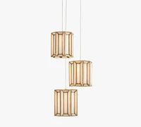 Knox 3-Light Glass Pendant (8")