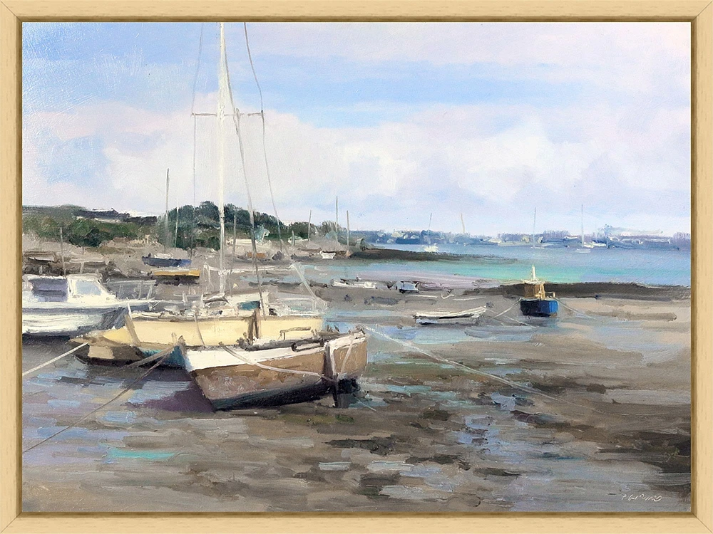 French Coast Framed Canvas