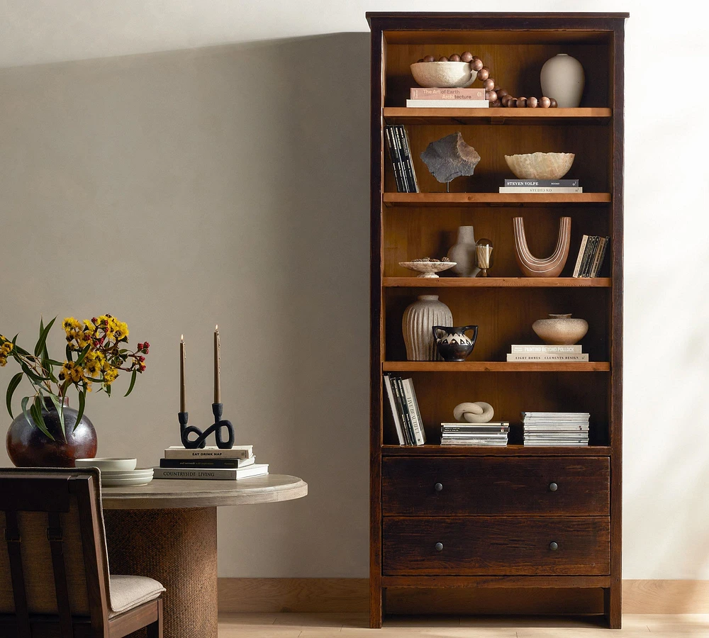 Cortana Bookcase with Drawers (43.5")