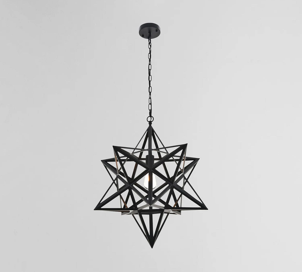 Bertrand Iron Star Pendant (16"-24")