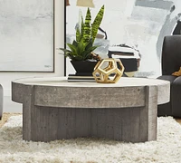 Opal Round Reclaimed Wood Coffee Table (52")