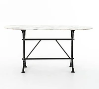 Laurel Marble Console Desk (59")