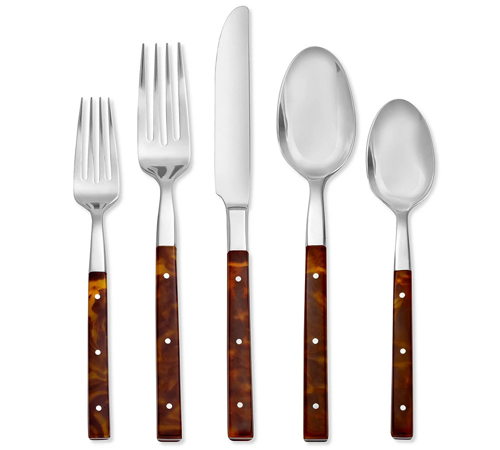 Tortoise 5-Piece Flatware Set