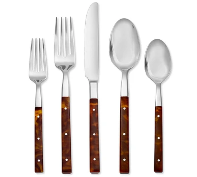 Tortoise 5-Piece Flatware Set