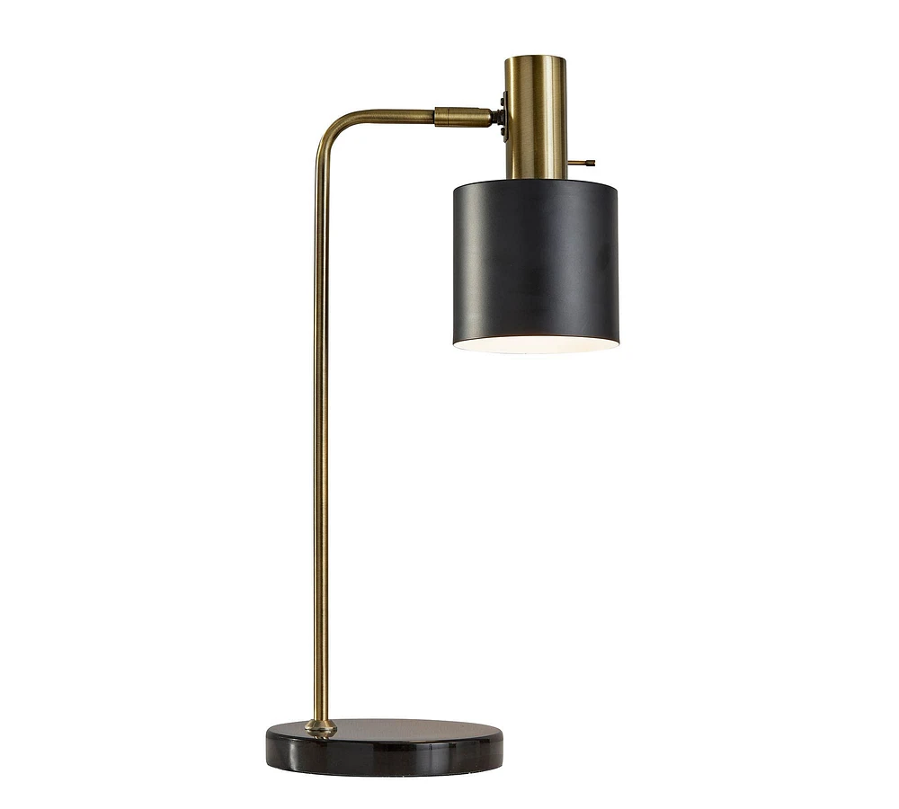 Emmental Marble Task Table Lamp (23")