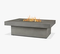 Chrisley Concrete Rectangular Propane Fire Pit Table (50")