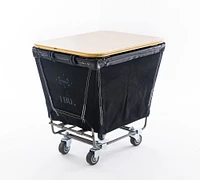 Small Rectangle Canvas Laundry Basket with Wheels