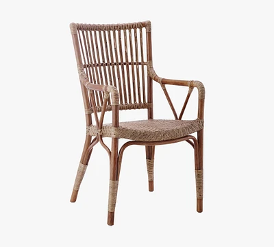 Piano Rattan Accent Chair