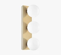 Cheon Globe Triple Sconce (7")