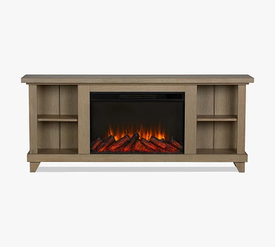 Bria Slim Electric Fireplace Media Cabinet