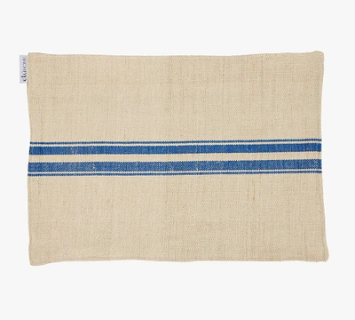 Found Vintage Handsewn Grain Sack Placemat