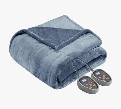 Beautyrest® Heated Microlight-to-Beber Blanket