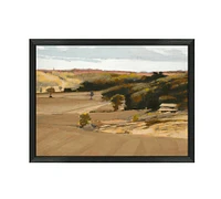 Grove Fields Framed Canvas