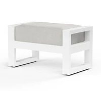 Canva Metal Outdoor Ottoman