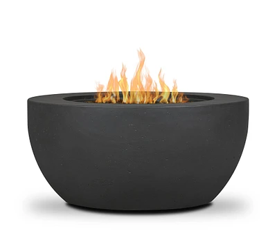 Jaylen Round Concrete Propane Fire Pit (44")