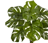 Faux Potted Monstera Plant