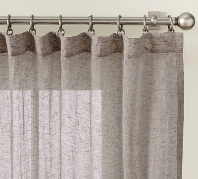 Emery Linen Sheer Curtain