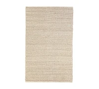 Chunky Ribbed Sweater Wool Rug