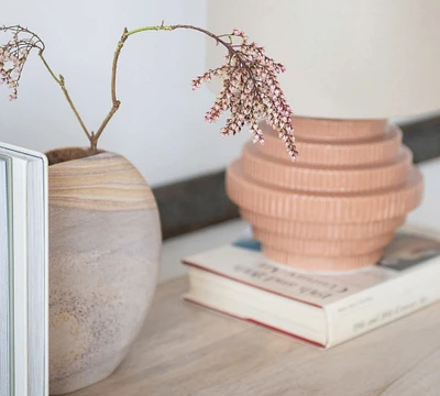 Contemporary Sandstone Flower Vase