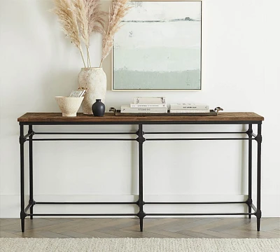 Parquet Reclaimed Wood Console Table (71")