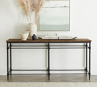 Parquet Reclaimed Wood Console Table (71")