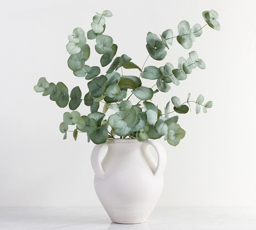 Faux Baby Blue Eucalyptus Branch