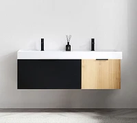 Markus 55" Double Sink Floating Vanity