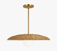 Soleil Rattan Pendant (22")