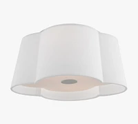 Ellen Linen Flush Mount (14")