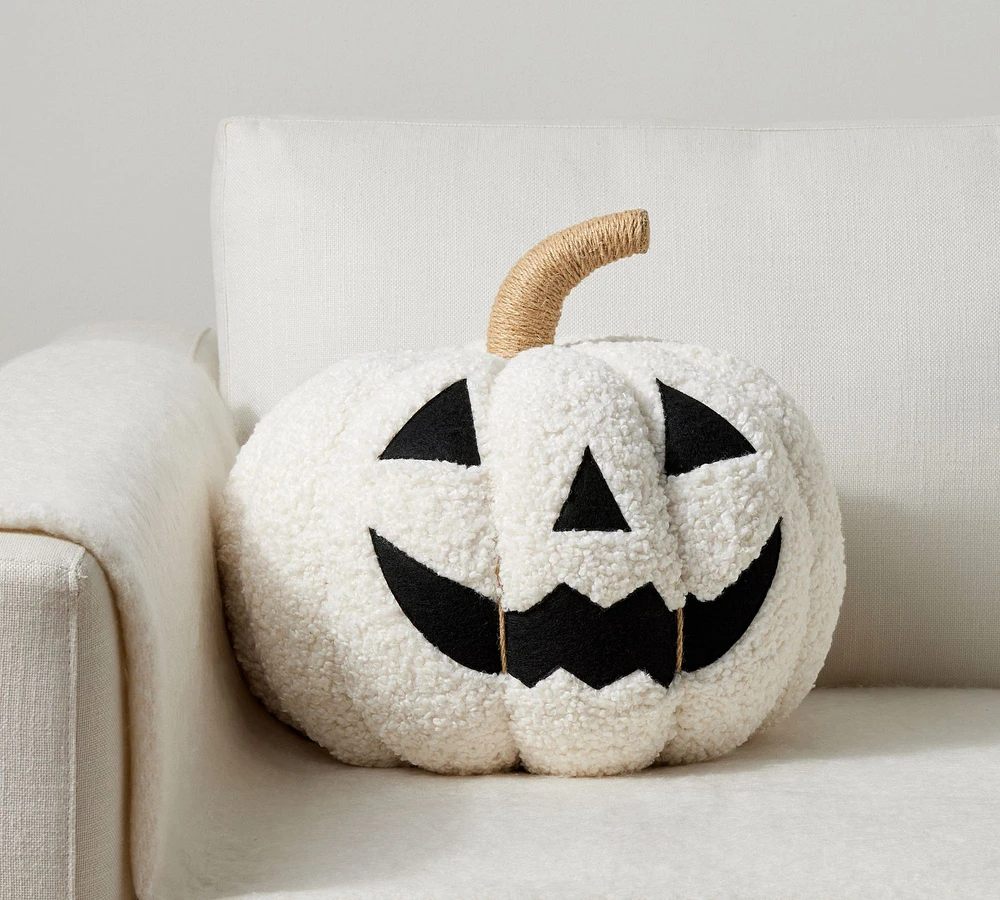 Jack-o’-Lantern Shaped Pillow