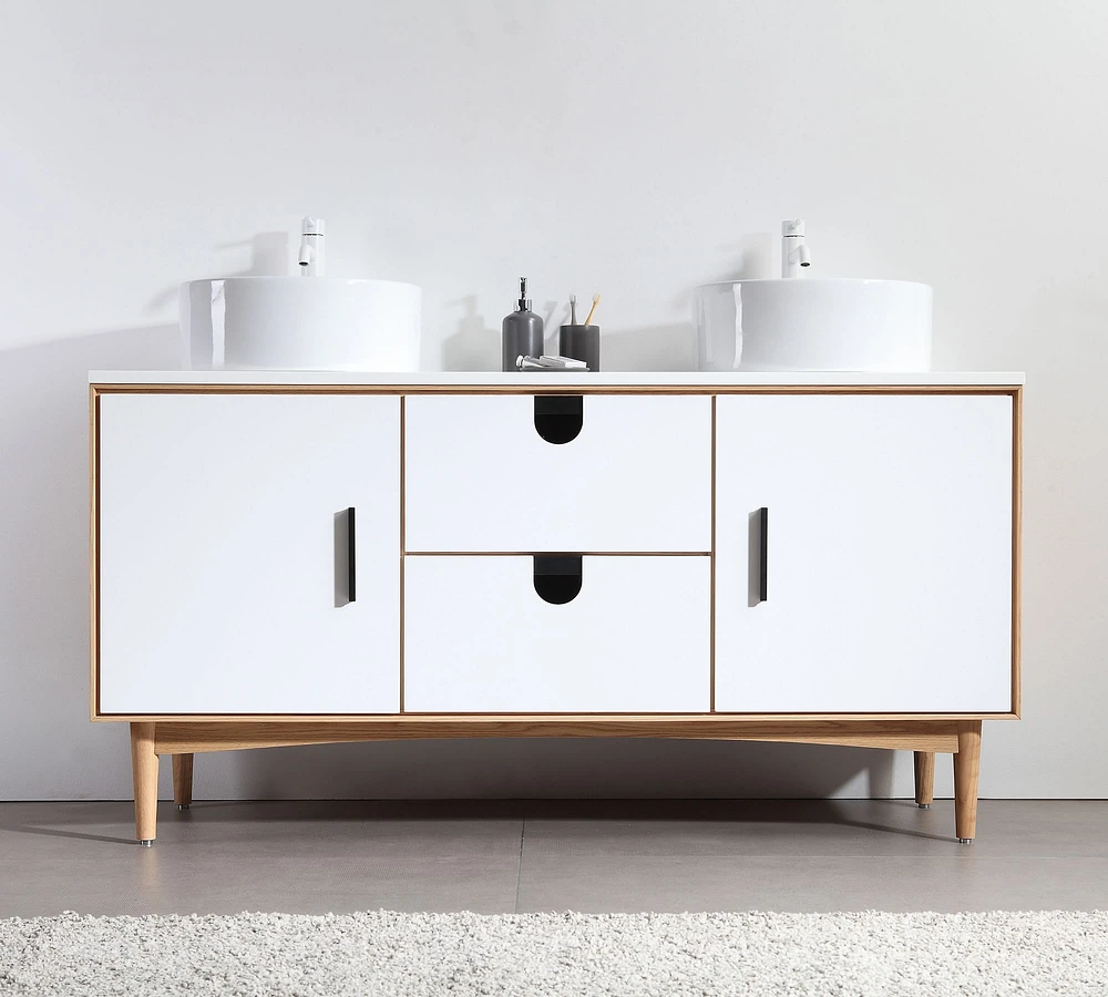 Deline 60-72" Double Sink Vanity