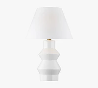 Elsie Geometric Ceramic Table Lamp (29")