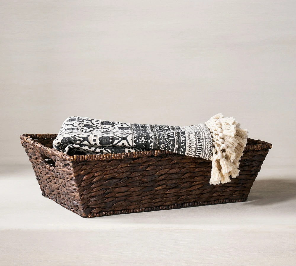 Raleigh Handwoven Seagrass Underbed Basket