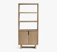 Portola Open Bookcase with Doors (33")