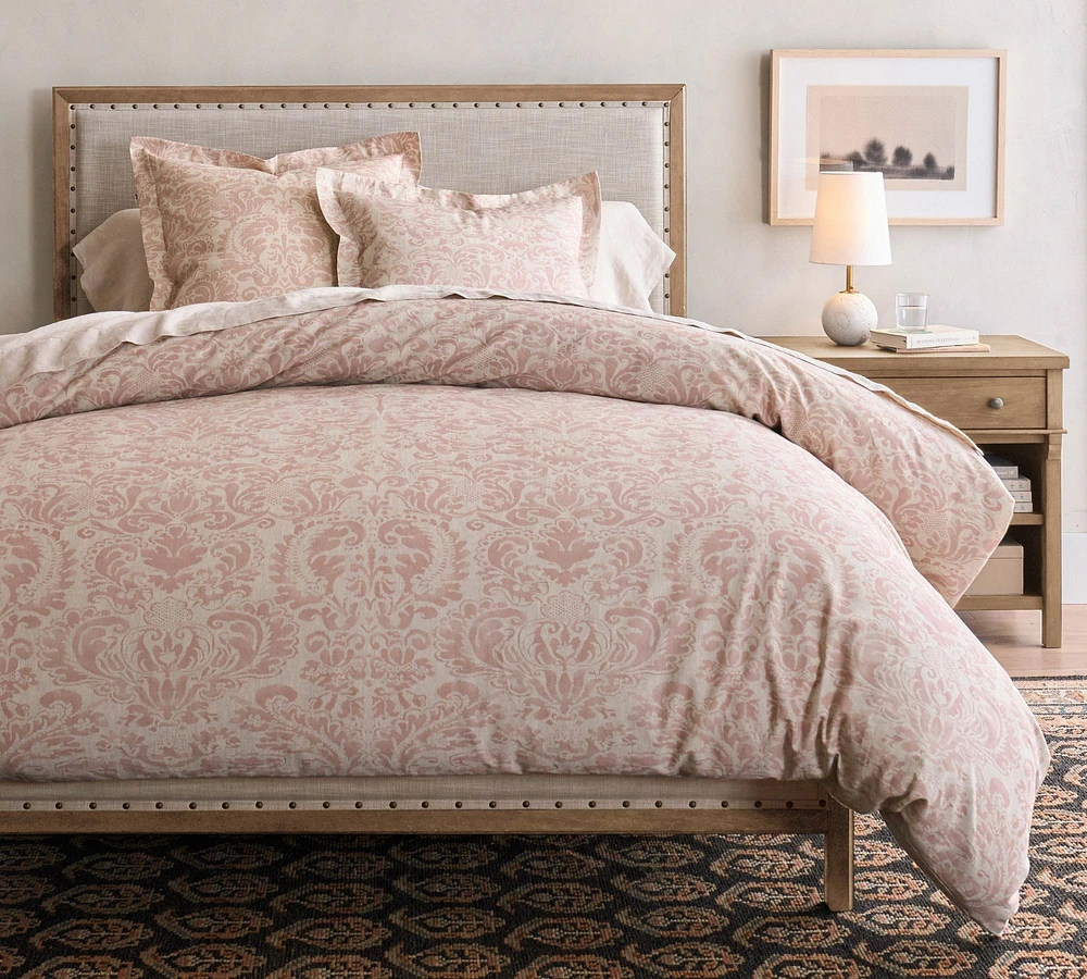 Stella Damask Printed Duvet Cover