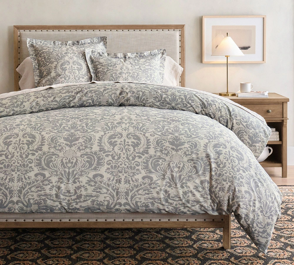 Stella Damask Printed Duvet Cover