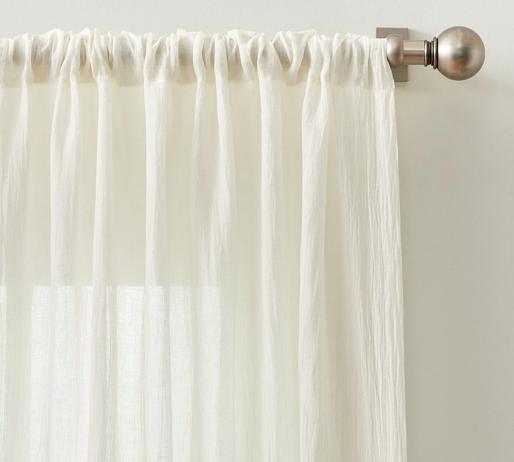 Linen Tencel Sheer Curtain