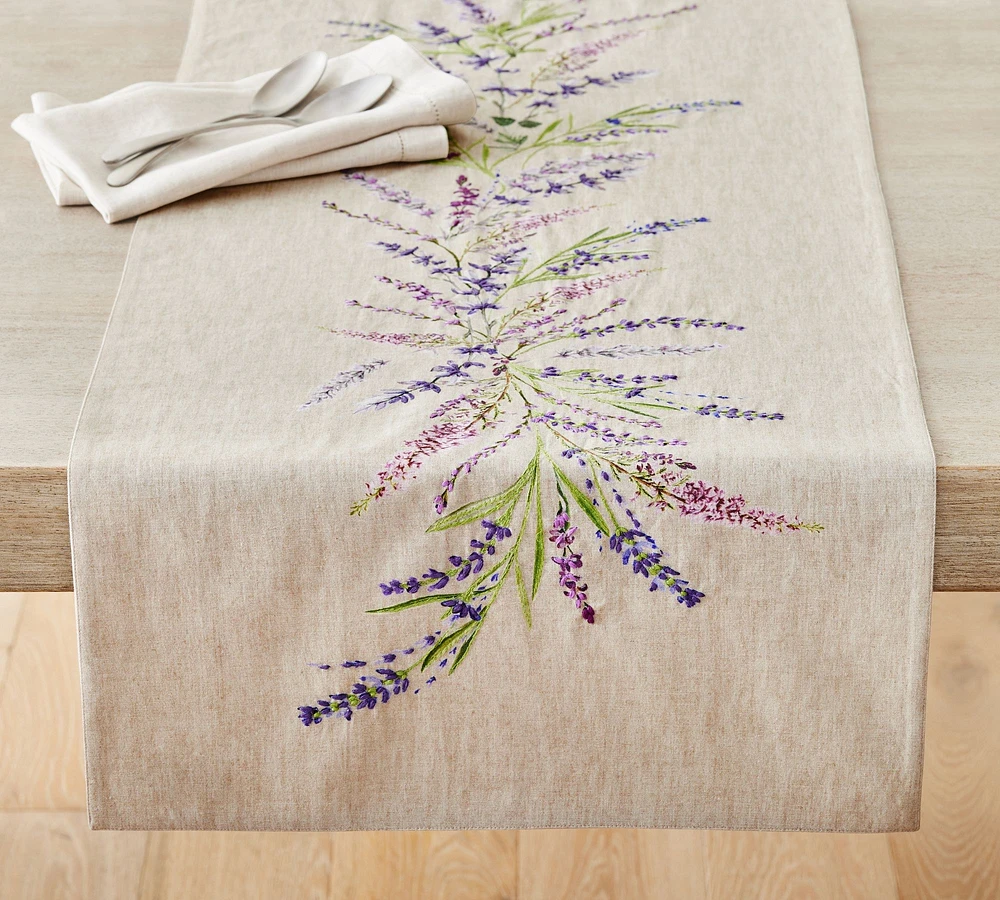 Monique Lhuillier Provence Embroidered Table Runner