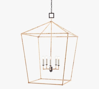 Deveraux Rattan Pendant (13"-32")