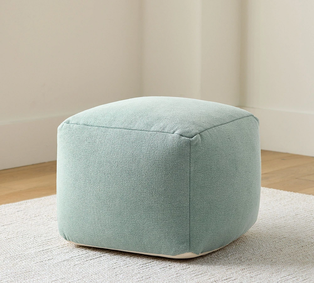 Cora Solid Year Round Pouf