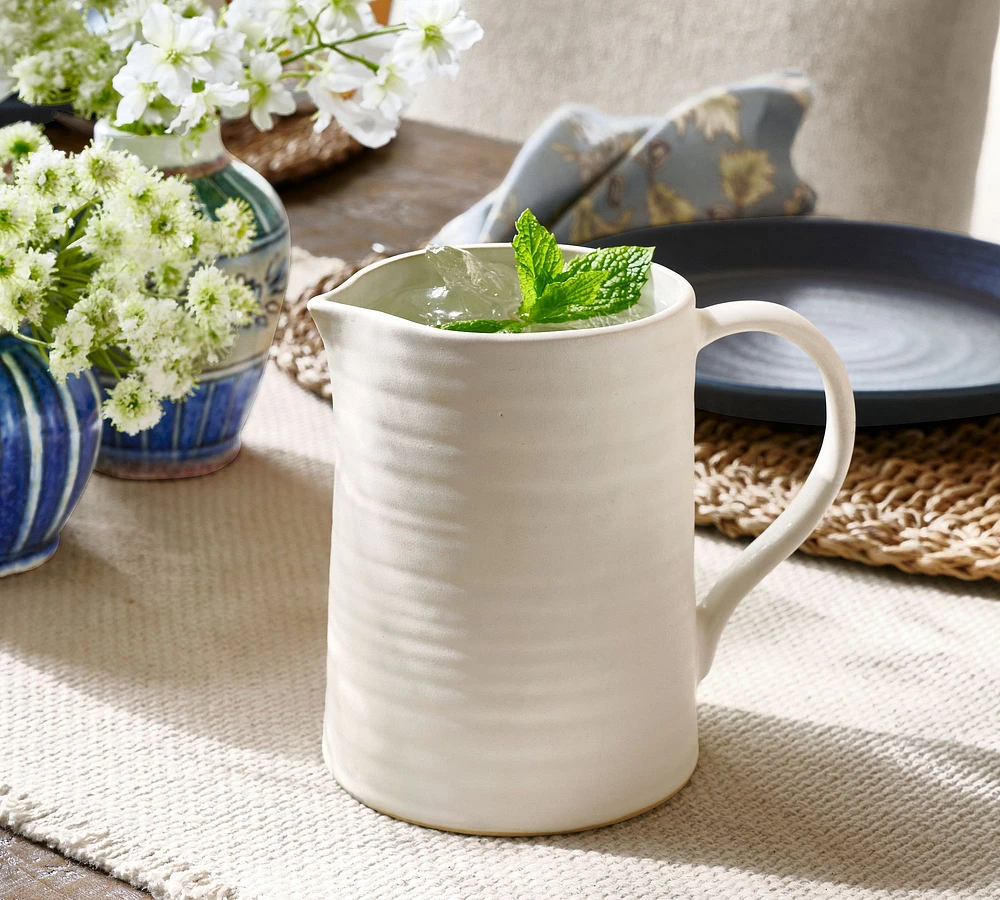 Larkin Stoneware Pitcher