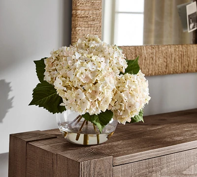 Faux Composed Hydrangeas