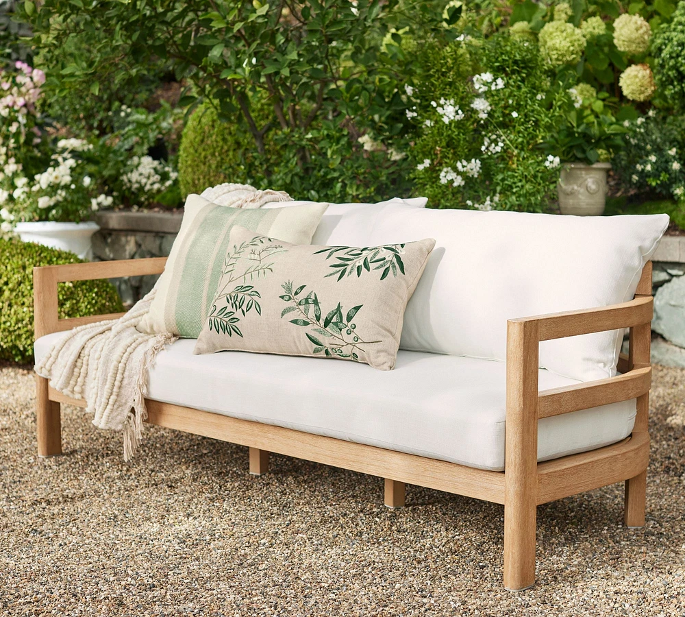 Woodside Eucalyptus Outdoor Sofa (76")