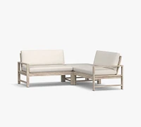 Indio Eucalyptus 3-Piece L-Shaped Outdoor Sectional (78")