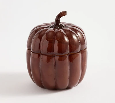 Figural Pumpkin Candle