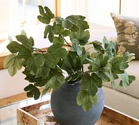 Faux Fig Leaf Branch