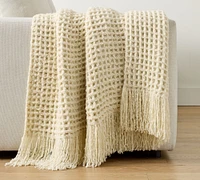 Waffle Knit Throw